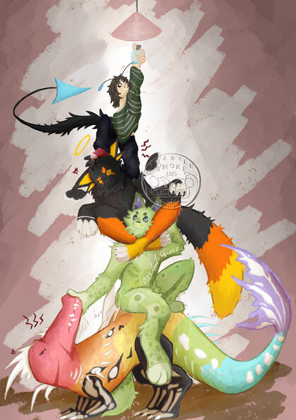 A revenge for eepy_kiwi featuring The Morthorax, Yig, Lav and "No Name Yet"